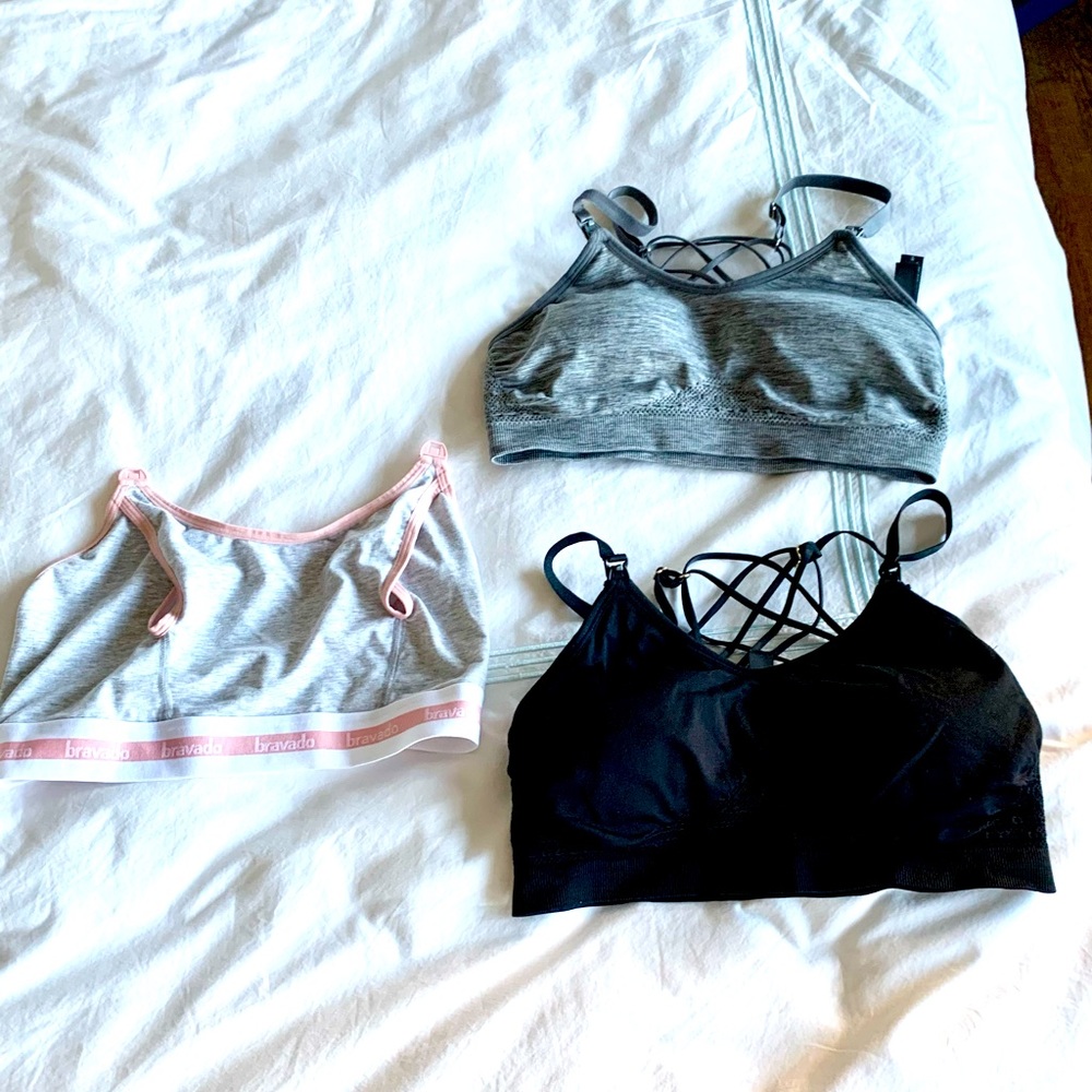 Nursing/ pumping maternity bras size M